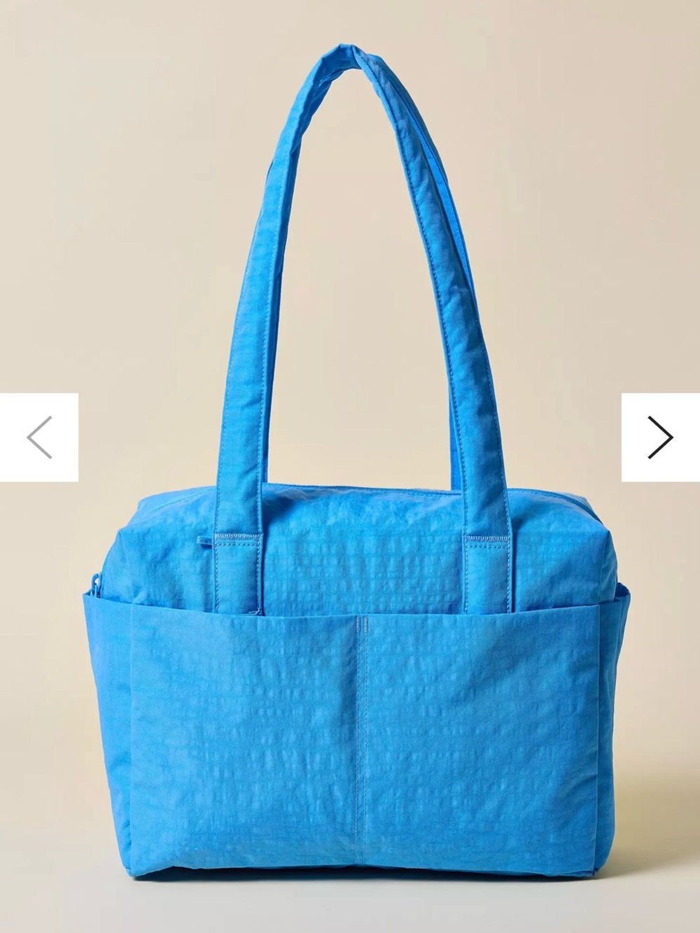 BAGGU Bright Blue Shoulder Tote